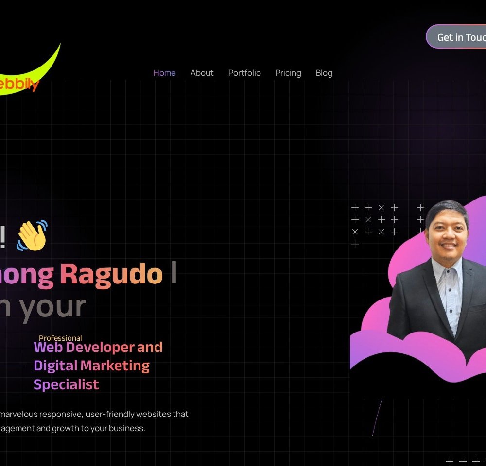 Dhong Ragudo portfolio screenshot